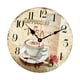 thumbnail image 4 of Reloj colgante de pared, reloj retro, decorativo, reloj de pared, 13,39 pulgadas, reloj de pared redondo para sala de estar, hogar, dormitorio,, 4 of 9