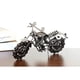 thumbnail image 5 of Bearachild Modelo de motocicleta, adorno de Metal de hierro para motocicleta, estantería temática, figurita artesanal, decoración artesanal en miniatura Artesanía Gris-plata Bearachild HA074892-02, 5 of 6