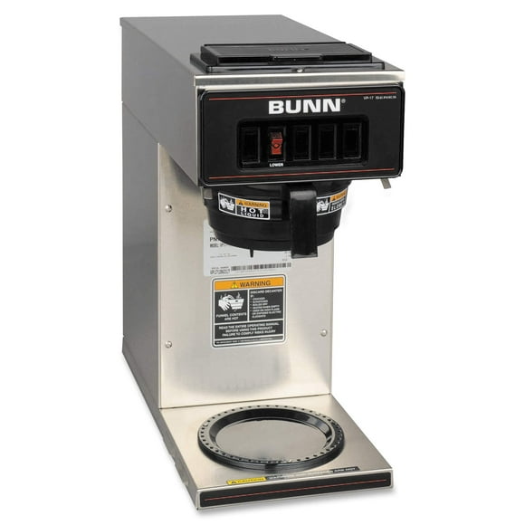 Cafetera Pourover BUNN VP17-1SS con 1 calentador de acero inoxidable