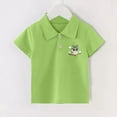 thumbnail image 5 of Shadoumai Polo Shirts for Boys Polka Dot Print Button Down Shirt Short Sleeve Tee for Toddler Fashion Sports T-Shirt T-Shirts Infant To Big Kid, 5 of 5