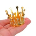 thumbnail image 5 of GOOHOCHY  3 Pcs Crown Toppers for Cupcakes Mini Crowns Flower Bouquets, 5 of 8
