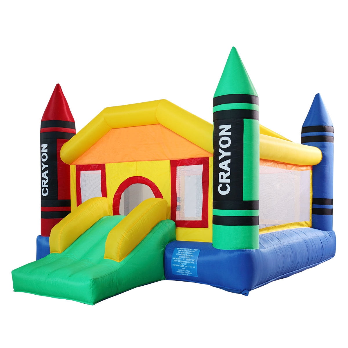 Inflatable Bounce House, Kid Jump and Slide Castle Bouncer for 3 Children Inflatable Bounce House, Kid Jump and Slide Castle Bouncer for 3 Children