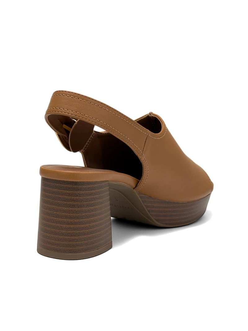 Aerosoles Women's Chancey Block Heel Slingback Sandals - Walmart.com