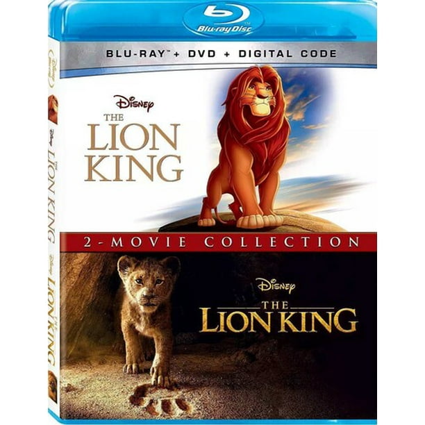 The Lion King (1994) / The (2019): 2-Movie Collection (Blu-ray DVD Digital Code) - Walmart.com