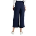 thumbnail image 2 of Charter Club Womens Cropped Wide-Leg Pants Intrepid Blue 2XL, 2 of 4
