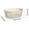 thumbnail image 3 of Fufafayo Double Layer Filter Basket Vegetable Washing Basin Large Fruit Basket Plastic Bowl Sink Leaking Drainer For Kitchen Countertop, 3 of 6