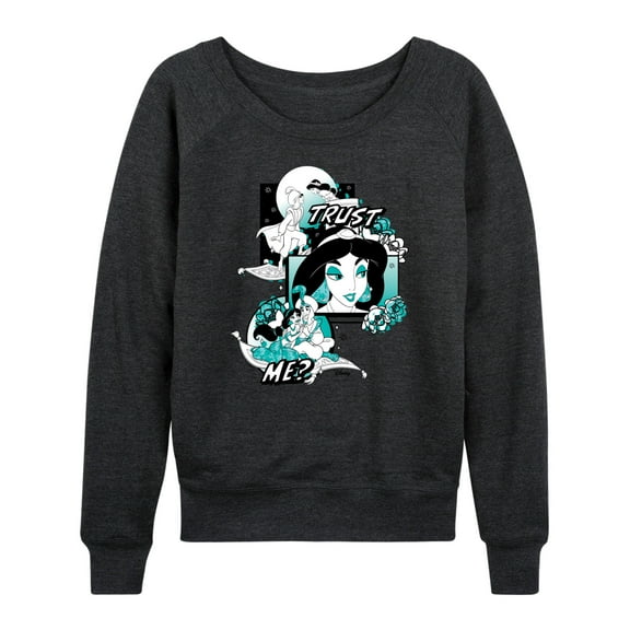 Disney Princess - Jasmine Pop  - Women's Lightweight French Terry Long Sleeve Shirt