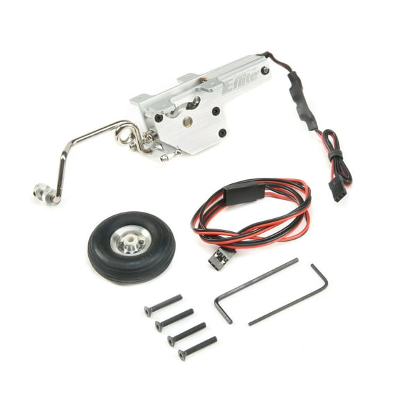 E-flite 50-60cc 90 Deg Tail Retract P-51 EFLG750 Wheels Gear Retracts & Accys