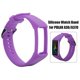 thumbnail image 3 of Correa Muñeca Silicona Ajustable Reloj Pulsera Reemplazada Suave para Polar A360 A370 () Púrpura, 3 of 5