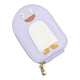 thumbnail image 2 of Monedero para tarjetas de crédito, bolsillo para tarjetas con diseño de pingüino de dibujos animados, regalo para mujeres y hombres Púrpura, 2 of 10