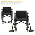 Drive Medical Cruiser III Light Weight Wheelchair with Flip Back