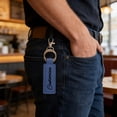 thumbnail image 3 of Yunuuuoa Custom Engraved Leather Keychain Set with Double Key Rings, Promotional Business Gift for Corporate Events, Employee Recognition, Customized Wear-Resisting Etched Leather Key Holder, 3 of 6