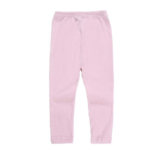 Mallas Para Niños Y Niñas, Mallas Para Bebés, De Algodón, De Cintura Alta, De Punto Elástico, De Color Sólido, Más Cálidas, Informales, Leggings, Pantalones Odeerbi LM103-1703