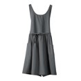 thumbnail image 4 of Elodie Chef Apron Kitchen Cooking Apron Machine Washable Sleeveless Bib Apron Gardening grey, 4 of 8