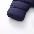 thumbnail image 5 of 12-18 Months Newborn Baby Winter Snowsuit Fleece Lined Hooded Footed Romper With Cute Bear Ears Infant Zipper Padded Jumpsuit One-Piece Footed Romper Newborn Gift, 5 of 9