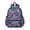 Green Blue Butterfly Pink Purple Pattern, variant on Green Blue Butterfly Pink Purple Pattern Cute School Backpack with Padded Back and Adjustable Shoulder Straps 13.4"x11"x4.7"