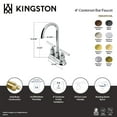 thumbnail image 4 of Kingston Brass KB8495CML Manhattan Double-Handle 4" Centerset Bar Faucet, Oil Rubbed Bronze, 4 of 5
