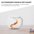 thumbnail image 4 of UPOUART 2pcs Creative Fish Bowl in Transparent Color Made of PET for Indoor Use and Desktop Ornament, 4 of 7