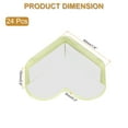 thumbnail image 2 of Uxcell Corner Protectors 24Pcs Table Corner Protectors Furniture Corner Guard and Edges Bumpers(Heart-shaped, Green), 2 of 6
