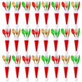 thumbnail image 1 of 72 Sets Christmas Plastic Silverware Set 72 Pcs Spoons 72 Pcs Forks 72 Pcs Knives with 72 Pcs Santa Hats Silverware Holders, 1 of 5