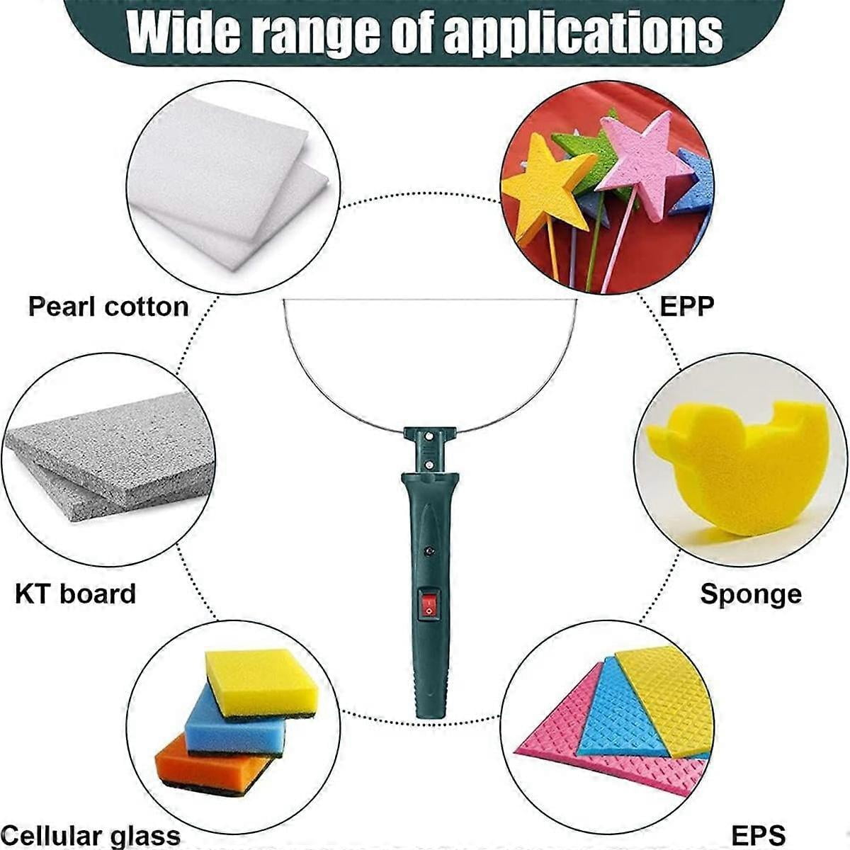 RAIN Hot Wire Foam Cutter Kit with Temperature Controller,100-240V/24W Electric Cutting for Art Craft EVA Foam Carving (UK)