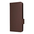 thumbnail image 3 of Wallet Case for Samsung Galaxy S25 Edge Flip Cover with Card Slots & Kickstand Brown, 3 of 5