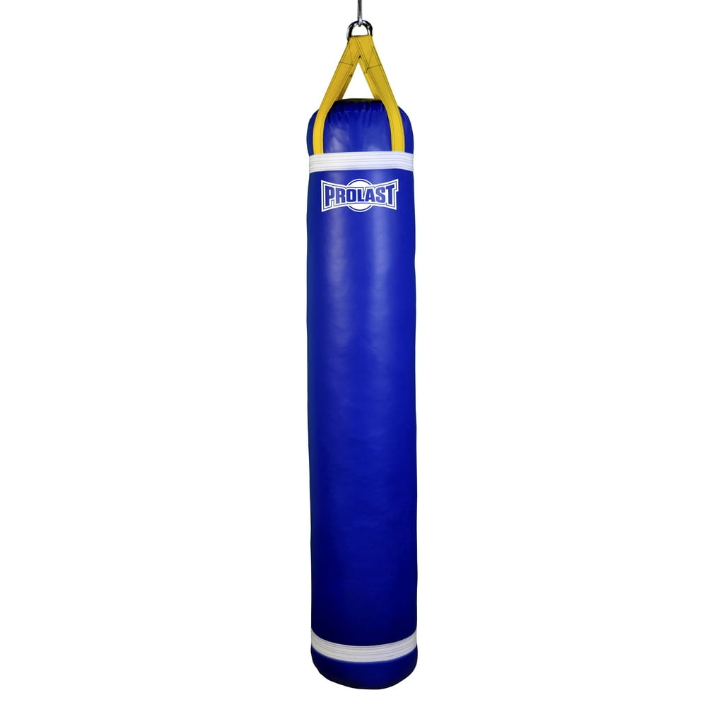 Prolast UNFILLED 6FT Tall Muay Thai Heavy Bag Punching Bag, (Blue) Made in USA