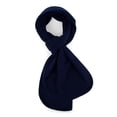 thumbnail image 2 of Solid Color Fleece Unisex Winter Scarf (Navy), 2 of 7