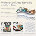 thumbnail image 3 of Funny Dogs and Shoes Picnic Blankets Extra Large 78"x78" Beach Blanket Waterproof Sandproof Outdoor Mat for Camping Travel Park, 3 of 6