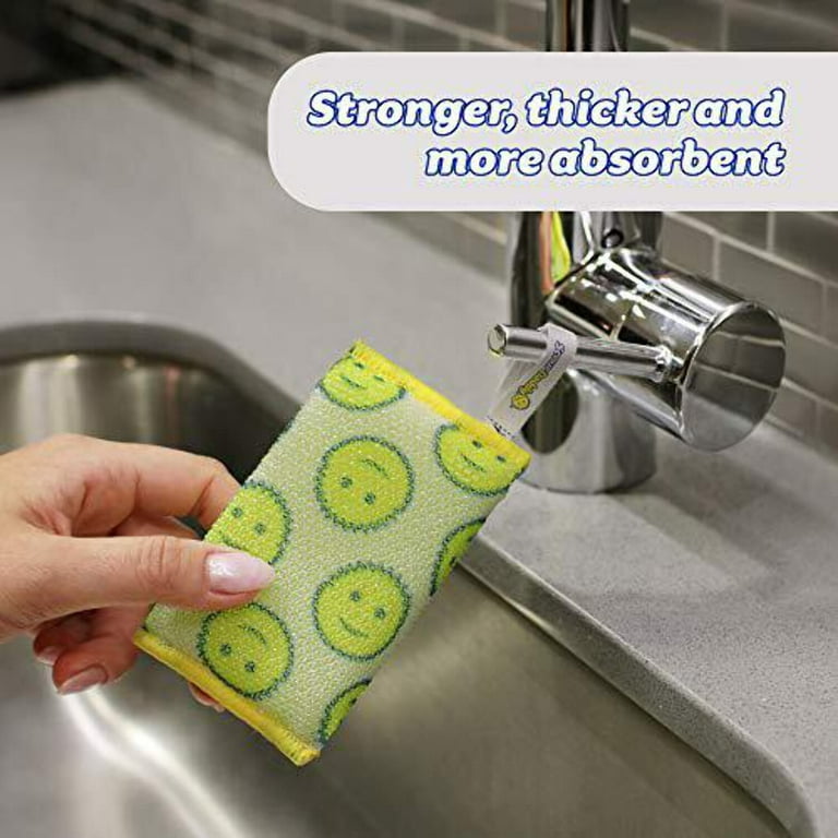  Scrub Daddy Steel Scour Pads - Scour Daddy Steel - Stainless Steel  Scouring Pads for Dishes, Pots, Pans and Grill, Scrubbers for Kitchen and  Bathroom, Soft in Warm Water, Firm in