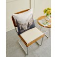 thumbnail image 4 of Waterproof Outdoor Throw Pillows with Inserts 16"x16" Set of 2, Black Forest Soft Decorative Pillowcases for Couch Bedroom, Silhouettes Foggy Grey Pine Tree Cabin Pillow Covers for Sofa Living Room, 4 of 8