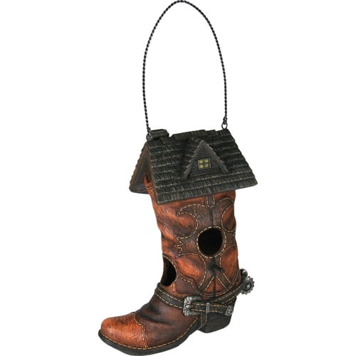 Rivers Edge Products Cowboy Boot Birdhouse by Rivers Edge Products