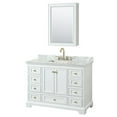 thumbnail image 2 of Wyndham Collection WCS202048SWBCMUNSMED Deborah 48" Free Standing Single Vanity Set -, 2 of 7