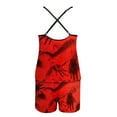 thumbnail image 5 of Bjutir Womens Pajamas Set Printed Strap Top Shorts Home Sleepwear 2 Piece Set Sleepwear, 5 of 6