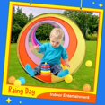 thumbnail image 2 of RUseeN Kids Play Tunnel for Toddlers, Pop Up Crawl Through Tunnel Play Tent for Baby Infant Children or Dog, Kids Tunnel Toys or Gift Indoor & Outdoor (Purple & Blue & Green Tunnel), 2 of 8