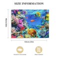 thumbnail image 3 of Orinice Colorful Coral Reef Fish Fine Art Aesthetic Poster & Print Wall Painting for Classroom Kitchen Office Farmhouse Bathroom Room Decor Pictures Wall Art Painting Canvas Print Canvas Living, 3 of 6