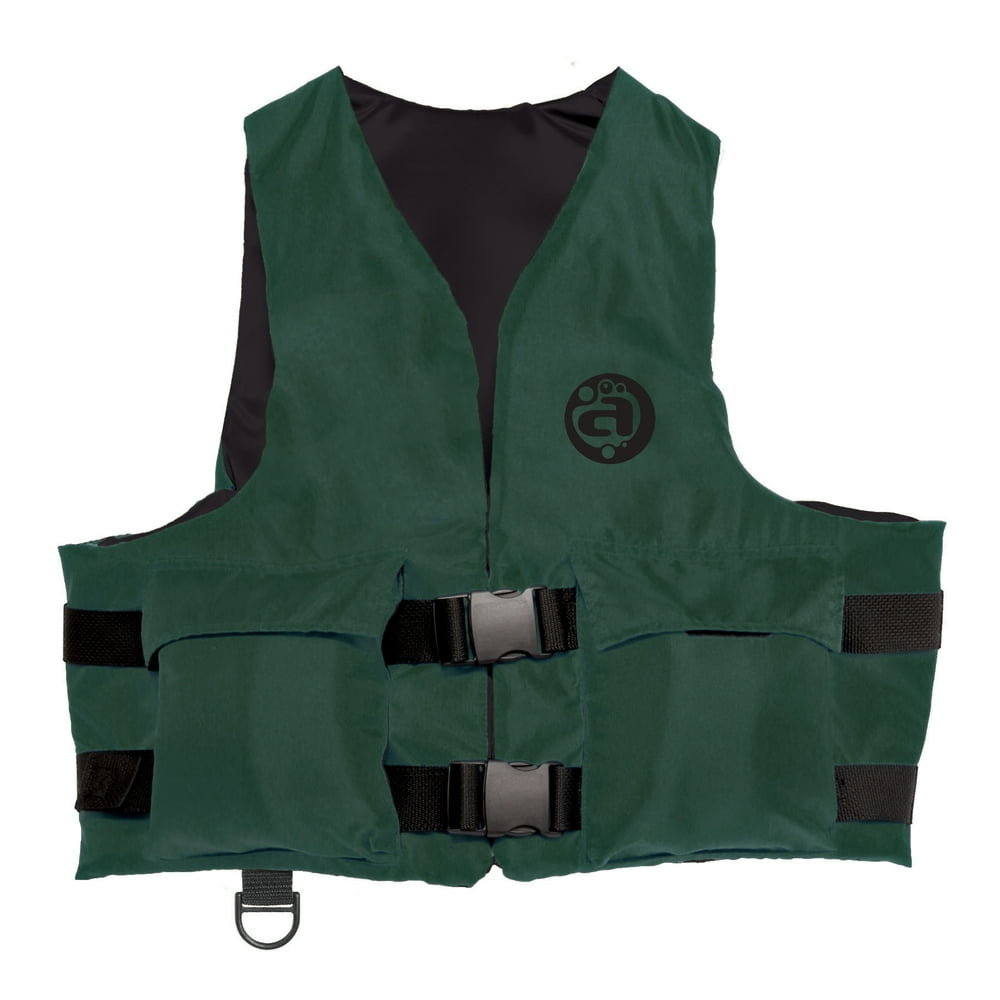 Sport Life Vest with Pockets, Youth, Hunter Green
