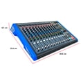 thumbnail image 3 of Mezcladora Profesional 12 Canales Dsp Voz De Diablo Y Voz De Ardilla Solo-12.2 Steelpro, 3 of 5