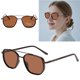 thumbnail image 2 of Gafas Vintage UV400 Doble (Taupe Mate), 2 of 9