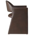 thumbnail image 6 of Talia   Vegan Leather Dining Armchair in Espresso, 6 of 9