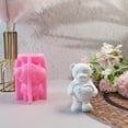 thumbnail image 3 of Bear Figurine Silicone for Soap Making Cement Gypsum Silicone for Art Craft, 3 of 8