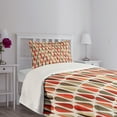 thumbnail image 5 of Ambesonne Geometric Quilted Bedspread Set 2 Pcs, 70s Retro Style, Twin Size, Multicolor, 5 of 6