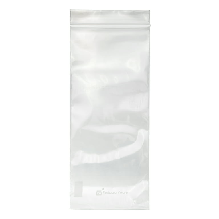 Bag Tek Clear Plastic Zip Bag - BPA-Free, High Clarity - 5 inch x 8 inch - 100 Count Box, Size: One Size