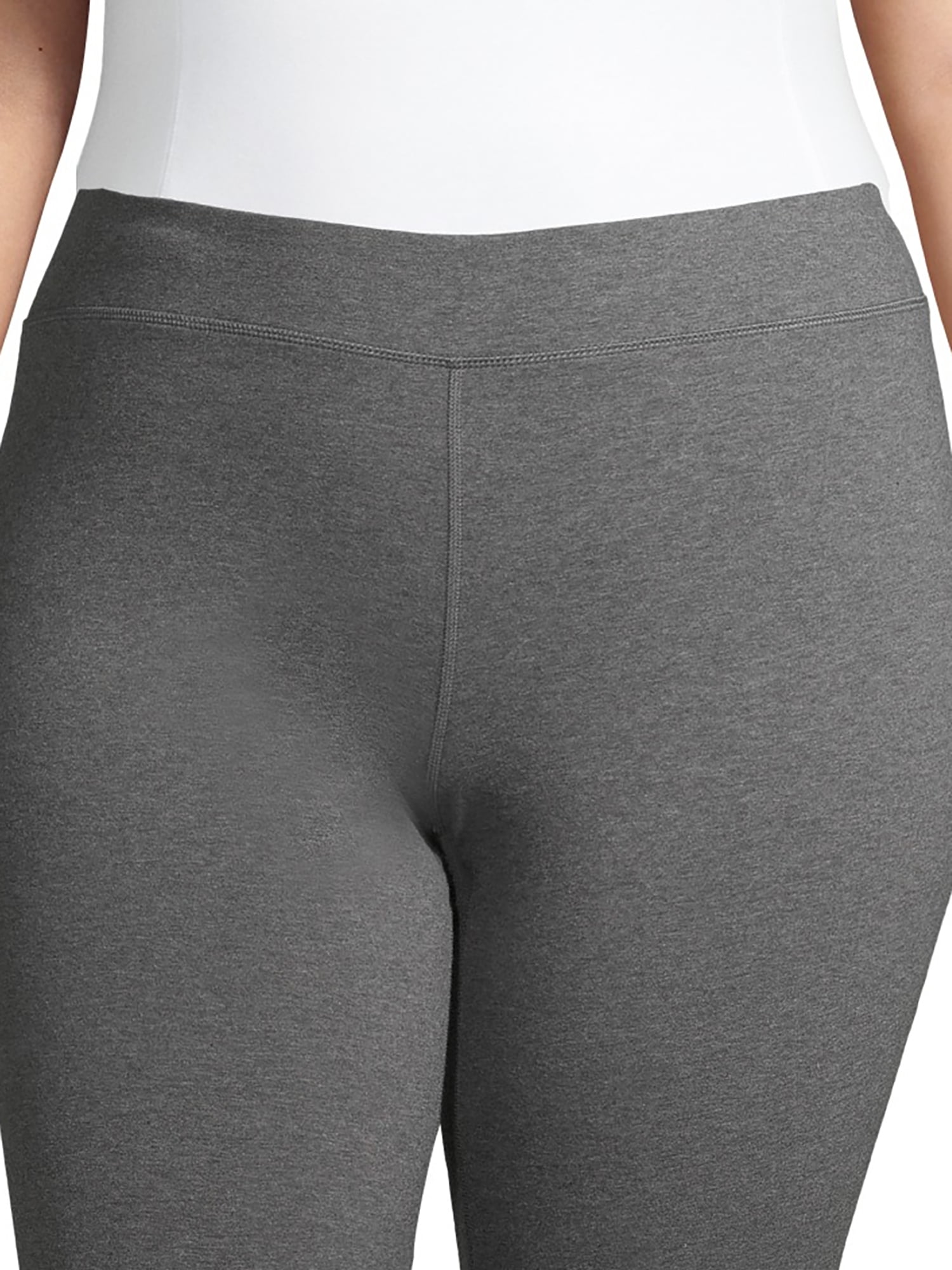 Athletic Works Women’s and Women's Plus Stretch Cotton Blend Straight Leg Pants