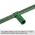 thumbnail image 4 of Uxcell 2.36" Long Plastic Plant Stakes Connector Clips Pipe Joint Buckle Green 10 Pack, 4 of 5