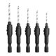 thumbnail image 1 of 5Pcs Woodworking Hole Opener Set Hexagon Screw Hardware Tools Countersink Drill Countersink Drill Awl Drill Hole Reaming, 1 of 5