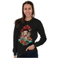 thumbnail image 4 of Betty Boop Love Horseshoe Tattoo Women Plus Size Long Sleeve Tee Brisco Brands 2X, 4 of 5