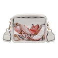 thumbnail image 1 of Bolsa De Hombro Bolsa bandolera transparente con bufanda de seda Satchels de sobre de PVC Monedero cuadrado Tmvgtek Para Estrenar, 1 of 9