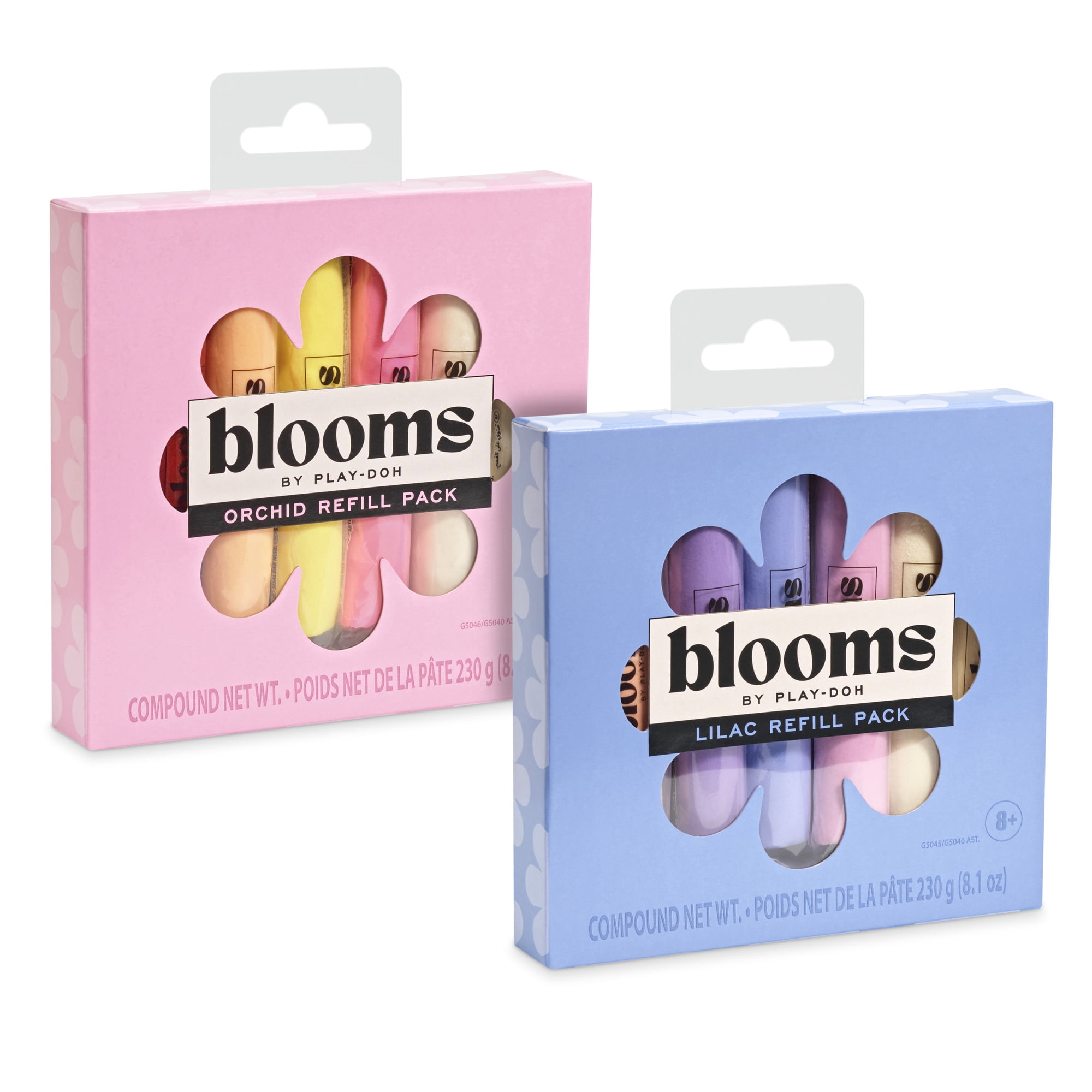 Blooms by Play-Doh Lilac & Orchid 12-Pack Refill Bundle for Flower Bouquet Kits