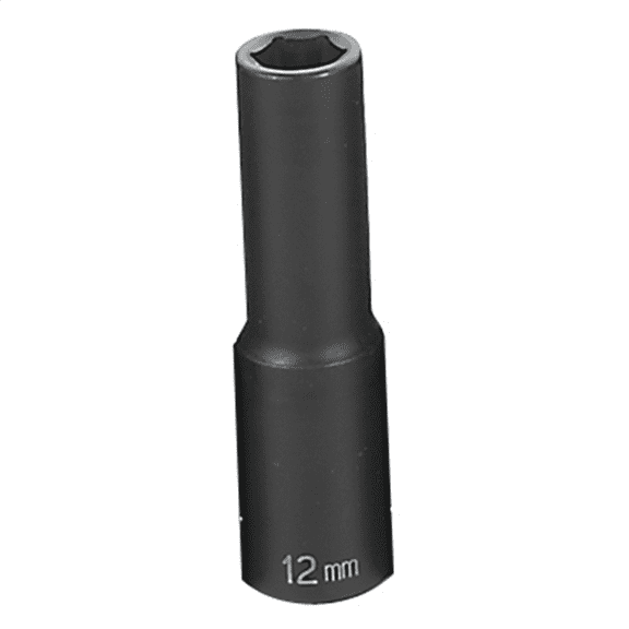 Grey Pneumatic 1/2" Drive x 12mm Deep Socket